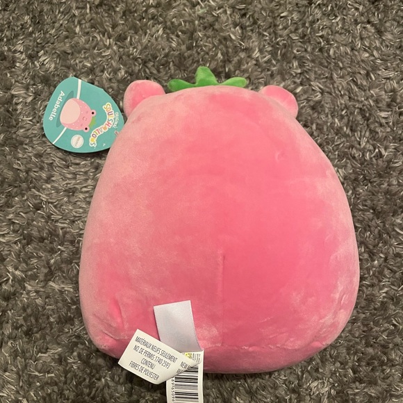 Squishmallows Adabelle the Strawberry Frog 8 Inch Plush - Picture 2 of 2